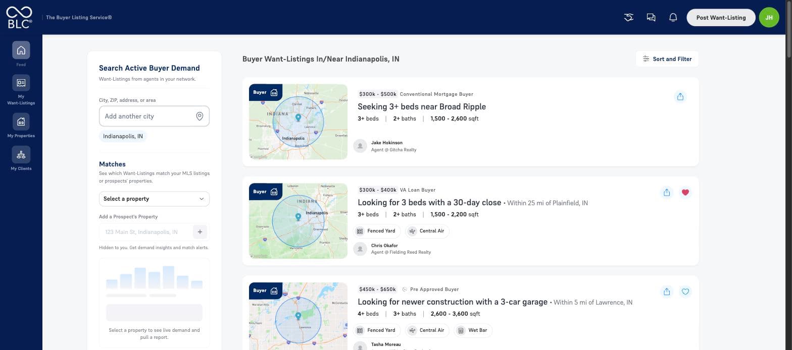 The main feed