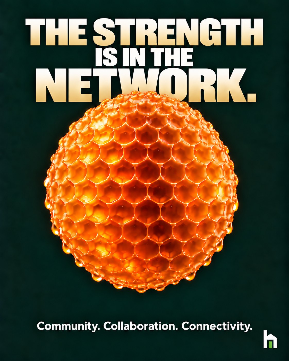 The strength is in the network. Community. Collaboration. Connectivity.